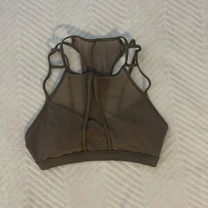 Reebok gray-brown sports bra